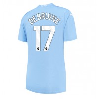 Dres Manchester City Kevin De Bruyne #17 Domáci pre Ženy 2023-24 Krátky Rukáv